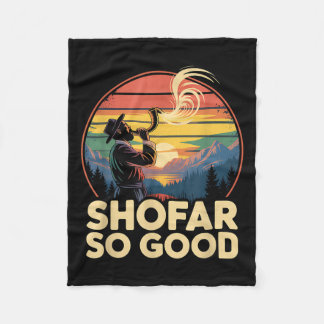 Manta Polar Tan Bueno Divertido Rosh Hashanah Fiesta Judía Sho