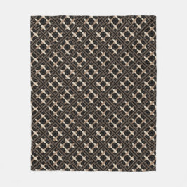 Manta Polar Tan en negro