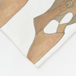 Manta Polar Tan Lyrical Shoe Moderno Canciógrafo de Baile