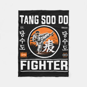 Manta Polar Tang Soo Do Fighter - Por El Ventilador Del Karate