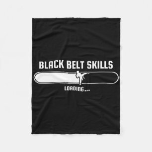 Manta Polar Tang Soo Do Funny Kids Black Belt Habilidades Carg