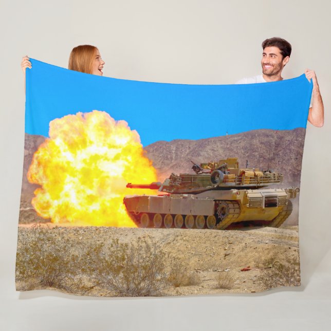 Manta Polar TANQUE DE BATALLA - M1 Abrams (In situ)