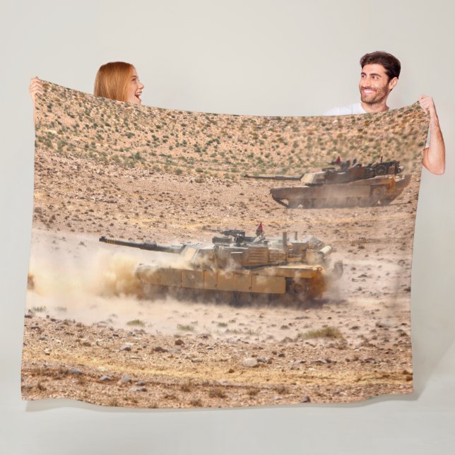 Manta Polar TANQUE DE BATALLA - M1 Abrams (In situ)