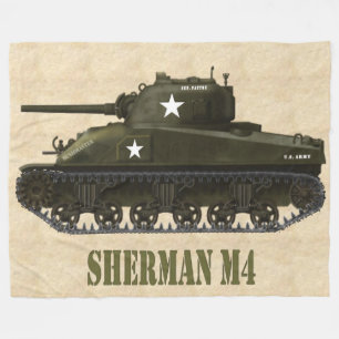 MANTA POLAR TANQUE DE COMBATE M4 SHERMAN ESTADOUNIDENSE DE LA
