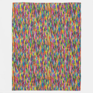 Manta Polar Tapa de la escobilla arco iris