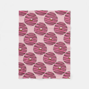 Manta Polar Tapa rosa de cebra Donut Doughnut Desayuno Aliment