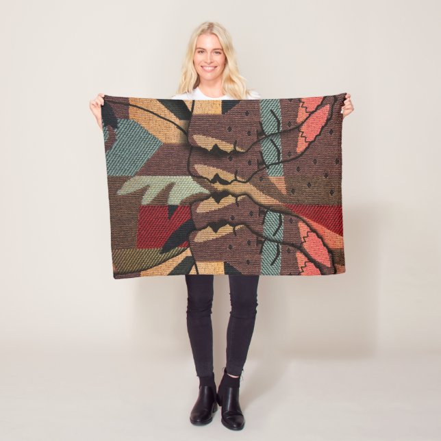 Manta Polar Tapiz africano (In situ)