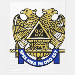 Manta Polar Tapiz Mason de 32 grados