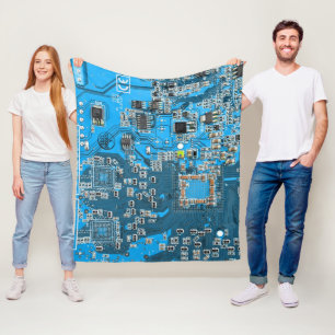 Manta Polar Tarjeta de circuito azul PCB del conjunto del circ