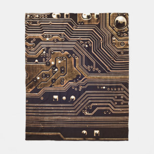 Manta Polar Tarjeta de circuito de oro. Hardware electrónico