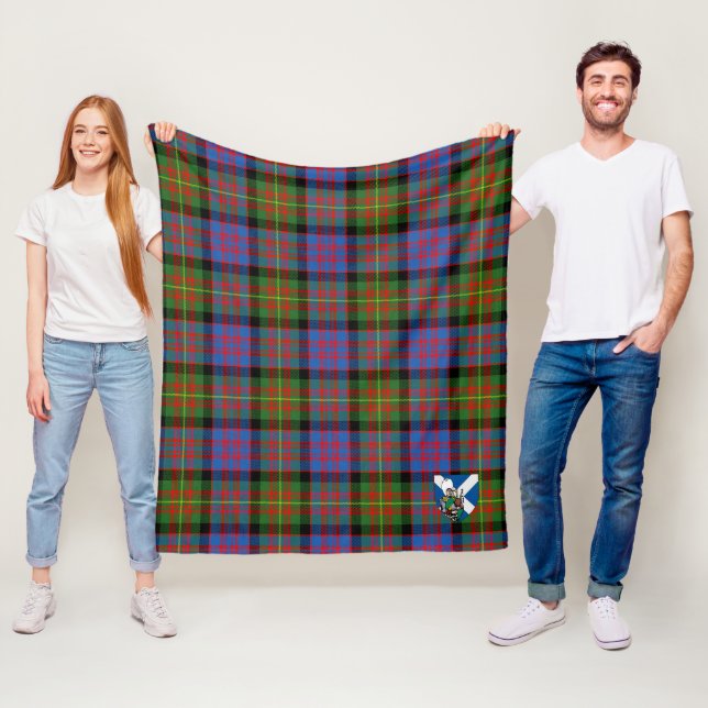 Manta Polar Tartan Antiguo Carnegie (In situ)