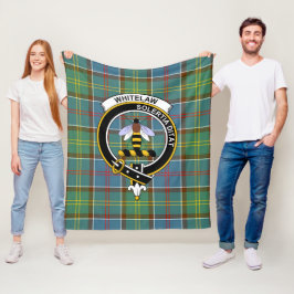 Manta Polar Tartan antiguo de cuadros Clan Whitelaw