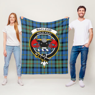 Manta Polar Tartan antiguo de cuadros del clan MacLeod de Harr