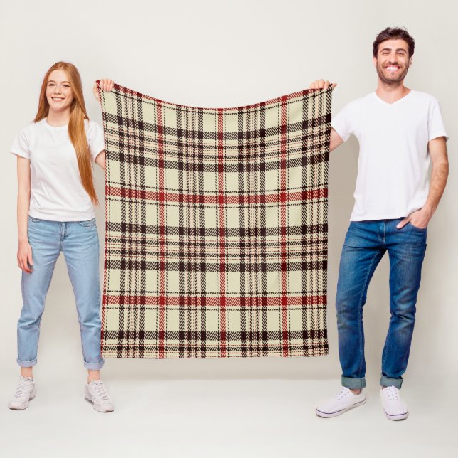 Manta Polar Tartan Brown (In situ)