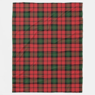 Manta Polar Tartan Clan Kerr Plaid Red Green Black Check