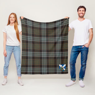 Manta Polar Tartan Clan Stewart Old Weathered (Altos Mayordomo