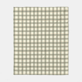 Manta Polar Tartan Clásico de Salvia