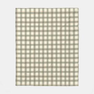 Manta Polar Tartan Clásico de Salvia