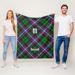 Manta Polar Tartan del Clan Russell