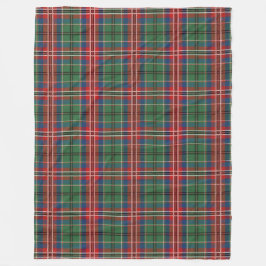 Manta Polar Tartán MacCulloch Plaid Red Blue Green Plaid