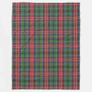Manta Polar Tartán MacCulloch Plaid Red Blue Green Plaid