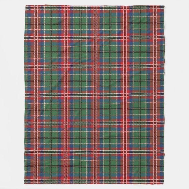 Manta Polar Tartán MacCulloch Plaid Red Blue Green Plaid (Anverso)