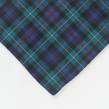 Tartán moderno azul y turquesa de Clan Mackenzie