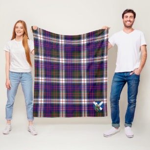 Manta Polar Tartan Moderno de Cuadros Escoceses de Scotts MacD