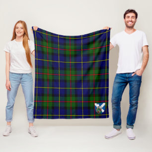 Manta Polar Tartan Moderno de Plaid de Scotts MacLeod de Harri