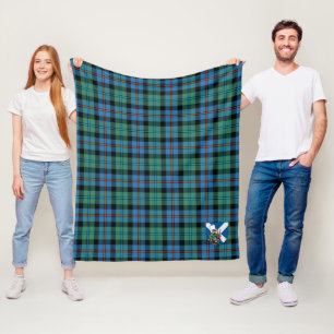 Manta Polar Tartan Plaid Antiguo de Cawdor de Scotts Campbell
