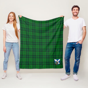Manta Polar Tartan Plaid de Caza Scotts Dunbar