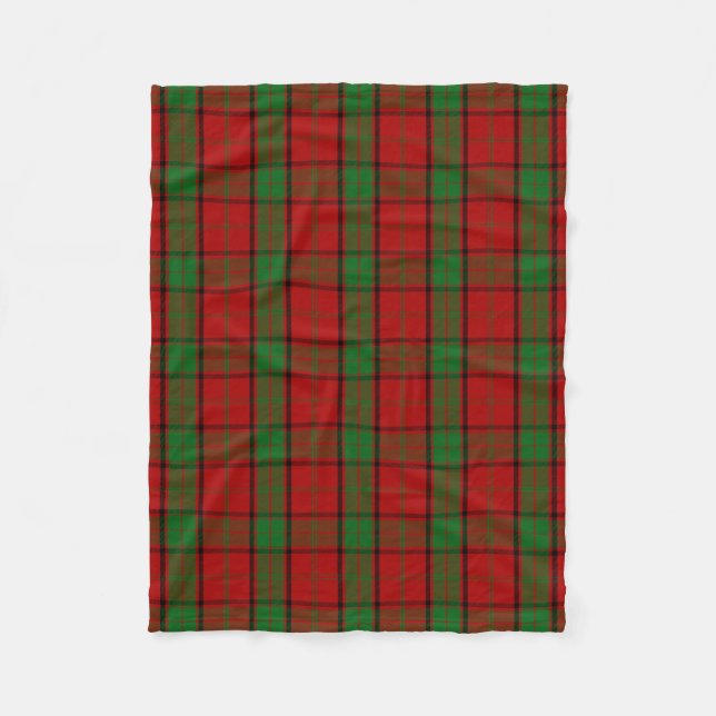 Manta Polar Tartan Plaid del Clan Escocés Maxwell (Anverso)