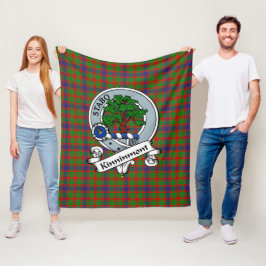 Manta Polar Tartan Plaid Insignia del Clan Kinninmont