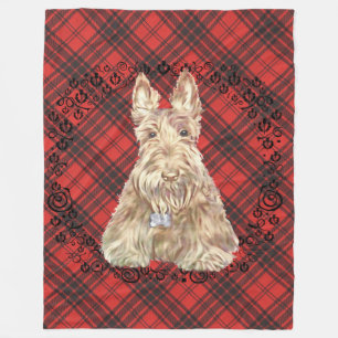 Manta Polar Tartan Scottie Trigo