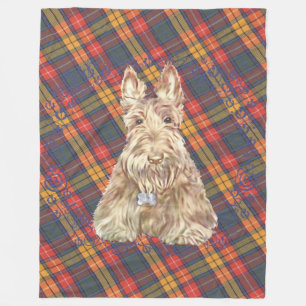 Manta Polar Tartan Scottie Trigo