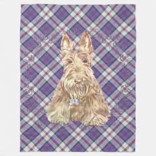 Manta Polar Tartan Scottie Trigo