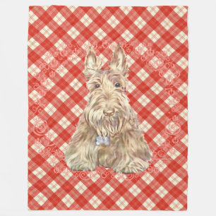 Manta Polar Tartan Scottie Trigo