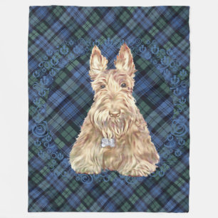 Manta Polar Tartan Scottie Trigueño