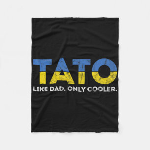 Manta Polar Tato como papá pero más genial - Papá ucraniano de