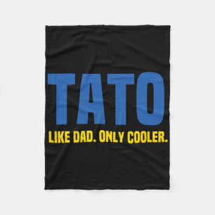 Manta Polar Tato ucraniano. Papá de Ucrania. Padre
