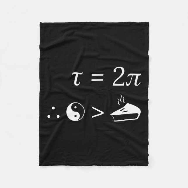 Manta Polar Tau Es Mayor Que Pi - Nerdy Tau Day Math (Anverso)