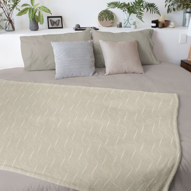 Manta Polar Taupe Swirls (Subido por el creador)