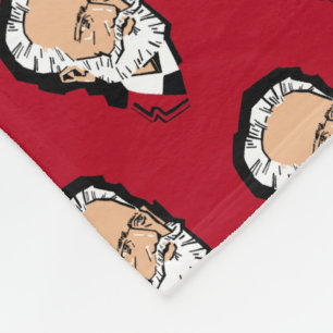 Manta Polar Tchaikovsky rojo oscuro