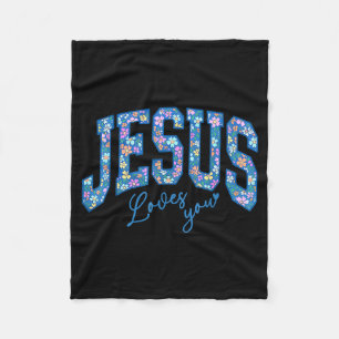 Manta Polar Te Ama Jesús, Biblia Dios Fe Iglesia Cristiano