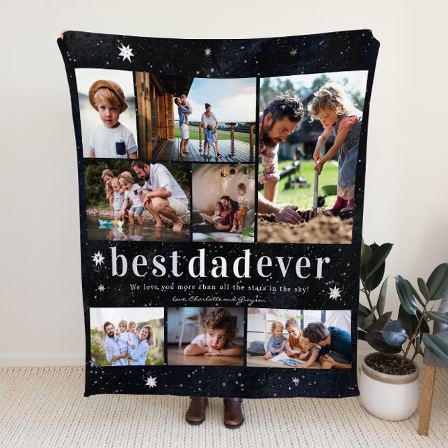 Manta Polar Te Ama Papá | 8 Foto personalizada (Subido por el creador)