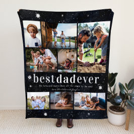 Manta Polar Te Amamos Papá | 8 Fotos Personalizadas 