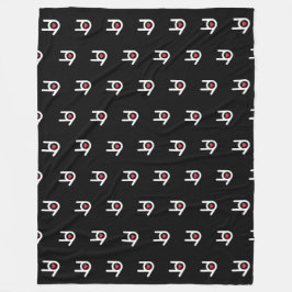 Manta Polar Te Amo Black Fleece Blanket