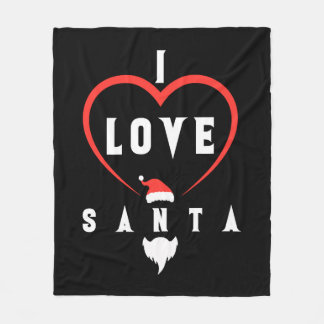 Manta Polar Te Amo Santa Navidades