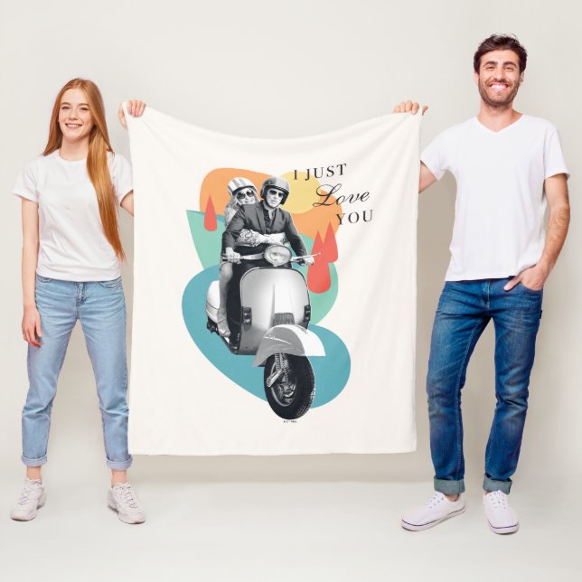 Manta Polar "Te amo", Tanya y Greg - El Lotus blanco (In situ)