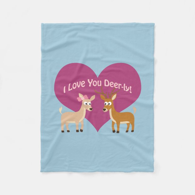 Manta Polar ¡Te Amo, Venado! (Anverso)